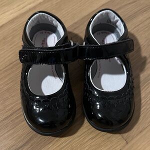 Stride Rite Shiny Black Mary Jane Shoes